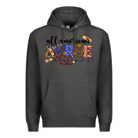 Charcoal Heather all american nurse Premium Hoodie - Artiststas