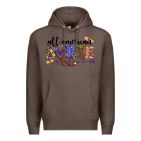 Coffee all american nurse Premium Hoodie - Artiststas