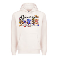 Pale Pink all american nurse Premium Hoodie - Artiststas
