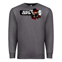 Charcoal Heather red dead redemption Premium Sweatshirt - artisFamous
