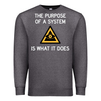 Charcoal Heather posiwid dark mode Premium Sweatshirt - artisFamous
