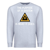 Heather Grey posiwid dark mode Premium Sweatshirt - artisFamous