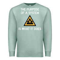 Seafoam posiwid dark mode Premium Sweatshirt - artisFamous
