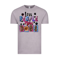 Vintage Zinc less people more dogs Vintage Tee - FaDigitalArtStudio