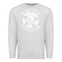 Dove Grey guy fieri knuckle sandwich Premium Sweatshirt - artisFamous