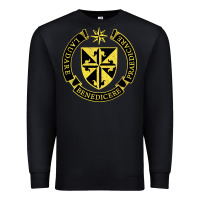 Black Roman Catholic Premium Sweatshirt - artisFamous