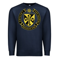Navy Roman Catholic Premium Sweatshirt - artisFamous