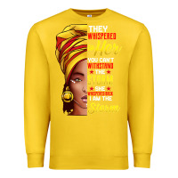 Lemon black history month shirt african woman afro i am the storm t shirt Premium Sweatshirt - artisFamous