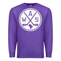 Purple retro washington dc hockey Premium Sweatshirt - artisFamous