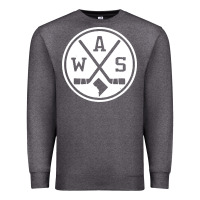 Charcoal Heather retro washington dc hockey Premium Sweatshirt - artisFamous