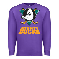Purple sport mighty ducks gift for fans Premium Sweatshirt - artisFamous
