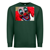 Sports Green embroidered clown Premium Sweatshirt - artisFamous