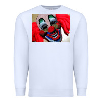 White embroidered clown Premium Sweatshirt - artisFamous