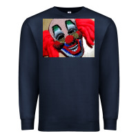 Navy embroidered clown Premium Sweatshirt - artisFamous