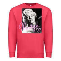Cardinal monroe black and white pink handwriting t shirt Premium Sweatshirt - artisFamous