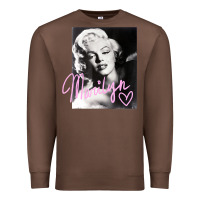 Chestnut monroe black and white pink handwriting t shirt Premium Sweatshirt - artisFamous