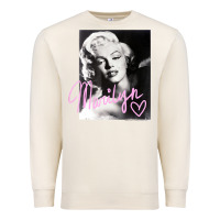 Sandshell monroe black and white pink handwriting t shirt Premium Sweatshirt - artisFamous
