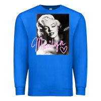 True Royal monroe black and white pink handwriting t shirt Premium Sweatshirt - artisFamous