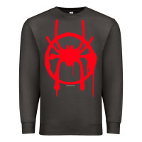 Smoke spiderverse miles symbol tag t shirt Premium Sweatshirt - artisFamous