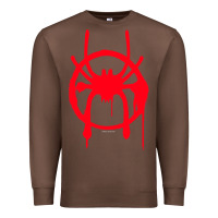 Chestnut spiderverse miles symbol tag t shirt Premium Sweatshirt - artisFamous