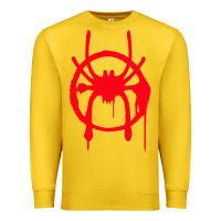 Spiderverse Miles Symbol Tag T Shirt Premium Sweatshirt | Teevron