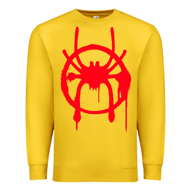 Spiderverse Miles Symbol Tag T Shirt Premium Sweatshirt by artisFamous | Teevron