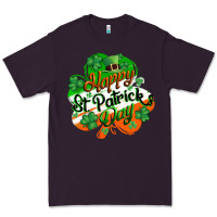 Plum Happy St. Patrick's Day Premium Tee - CowGirlArtShop