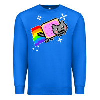 True Royal nyan cat t shirt Premium Sweatshirt - artisFamous