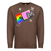 Chestnut nyan cat t shirt Premium Sweatshirt - artisFamous