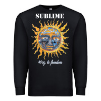 Black licensed vintage sublime, gift for women men t shirt Premium Sweatshirt - artisFamous