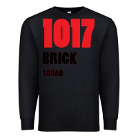 Black 1017 Brick Squad Black Red Premium Sweatshirt - artisFamous