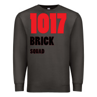 Smoke 1017 Brick Squad Black Red Premium Sweatshirt - artisFamous