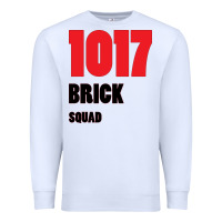 White 1017 Brick Squad Black Red Premium Sweatshirt - artisFamous