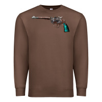 Chestnut Revolver Handgun Premium Sweatshirt - artisFamous