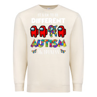 Sandshell a.mong us it's o.kay to be different autism awareness t shirt Premium Sweatshirt - artisFamous