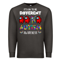 Smoke a.mong us it's o.kay to be different autism awareness t shirt Premium Sweatshirt - artisFamous
