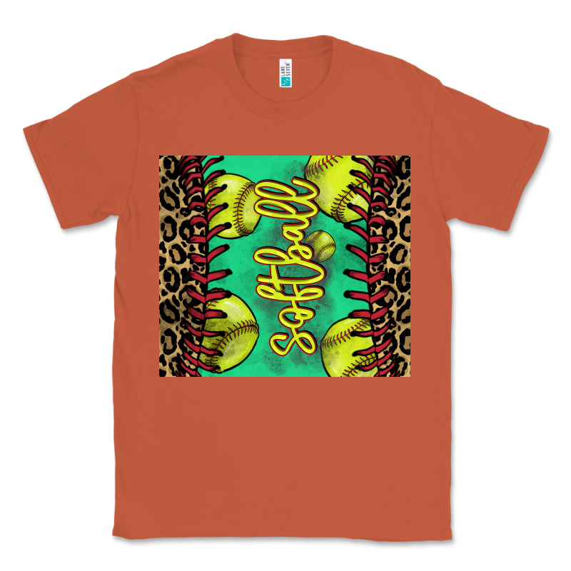 Softball Leopard Tumbler Classic Tee by HowdyJamesFarm | Teevron