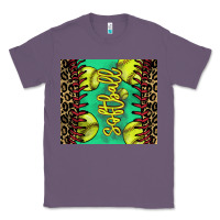 Lavender Softball leopard tumbler Classic Tee - HowdyJamesFarm
