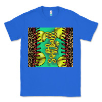 True Royal Softball leopard tumbler Classic Tee - HowdyJamesFarm