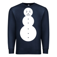 Navy jeezy snowman funny shirt premium Premium Sweatshirt - artisFamous