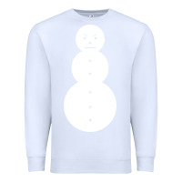 White jeezy snowman funny shirt premium Premium Sweatshirt - artisFamous