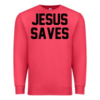 Cardinal jesus saves christian faith trust in god lord christ Premium Sweatshirt - artisFamous