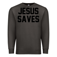 Smoke jesus saves christian faith trust in god lord christ Premium Sweatshirt - artisFamous