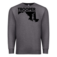 Charcoal Heather maryland state trooper Premium Sweatshirt - artisFamous
