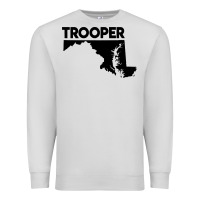 Dove Grey maryland state trooper Premium Sweatshirt - artisFamous