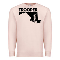 Pale Pink maryland state trooper Premium Sweatshirt - artisFamous