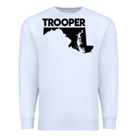White maryland state trooper Premium Sweatshirt - artisFamous