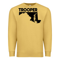 Antique Gold maryland state trooper Premium Sweatshirt - artisFamous