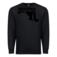 Black maryland state trooper Premium Sweatshirt - artisFamous