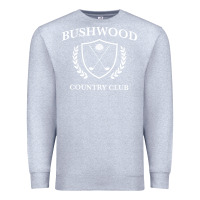 Heather Grey bushwood country club Premium Sweatshirt - artisFamous